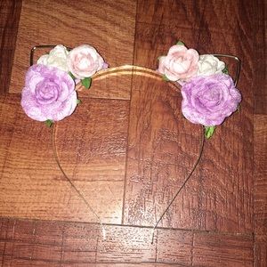 Unborn flower head band